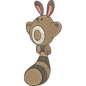 Sentret Pokemon Free Coloring Page for Kids