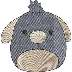 Brutus the Donkey Squishmallows Free Machine Embroidery Design