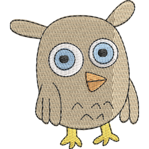 Owl Peppa Pig Free Machine Embroidery Design