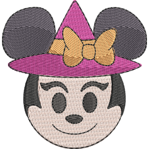Witch Minnie Disney Emoji Blitz Free Coloring Page for Kids
