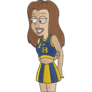 Lisa Silver American Dad! Free Machine Embroidery Design