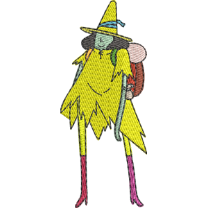 Magic Woman Adventure Time Free Machine Embroidery Design