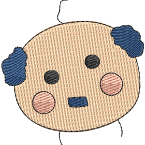 Young Oyajitchi Tamagotchi Free Machine Embroidery Design