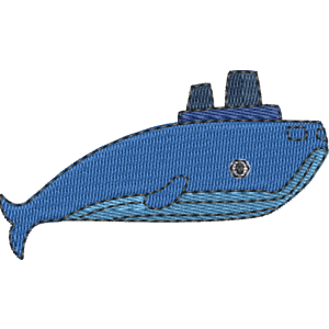 Whale Tish Tash Free Machine Embroidery Design