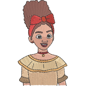 Dolores Madrigal from Encanto Free Coloring Page for Kids