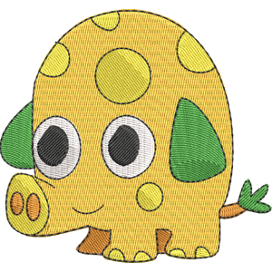 Mr. Snoodle Moshi Monsters Free Coloring Page for Kids