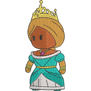 Princess Stumble Guys Free Machine Embroidery Design