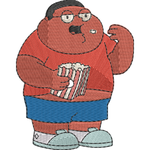 Cleveland Brown Jr. The Cleveland Show Free Machine Embroidery Design