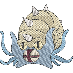 Omastar Pokemon Free Coloring Page for Kids