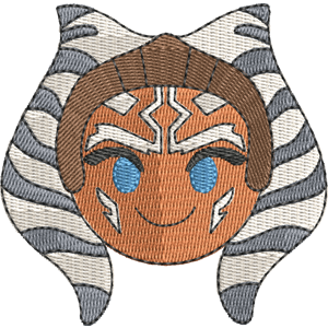 Ahsoka Tano Disney Emoji Blitz Free Machine Embroidery Design