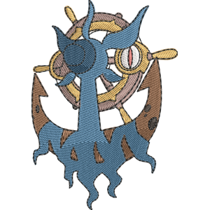 Dhelmise Pokemon Free Coloring Page for Kids