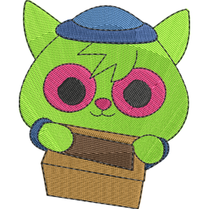 Mr. Meowford Moshi Monsters Free Coloring Page for Kids