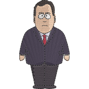 Chris Christie South Park Free Coloring Page for Kids