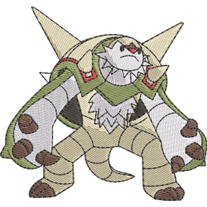 Chesnaught Pokemon Free Coloring Page for Kids