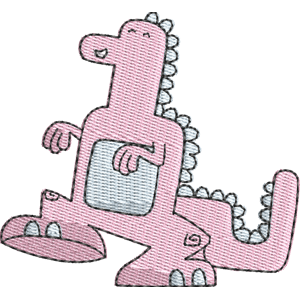 Stomp the Stomposaurus Wow! Wow! Wubbzy! Free Machine Embroidery Design