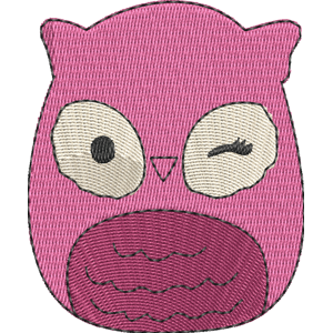 Aurura the Owl Squishmallows Free Machine Embroidery Design