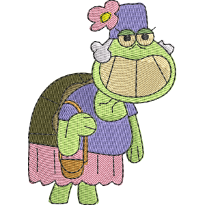 Child Turtle_s Granny Zig & Sharko Free Coloring Page for Kids
