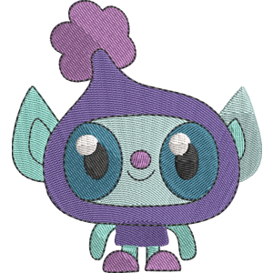 Pizmo Moshi Monsters Free Coloring Page for Kids