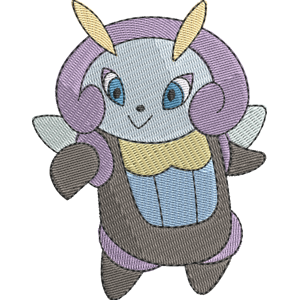 Illumise Pokemon Free Coloring Page for Kids