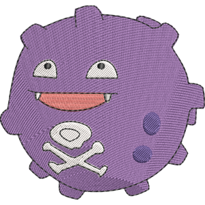 Koffing 1 Pokemon Free Coloring Page for Kids