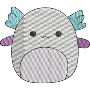 Aldea the Axolotl Squishmallows Free Machine Embroidery Design