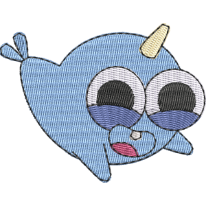 Baby Narwhals Zig & Sharko Free Machine Embroidery Design