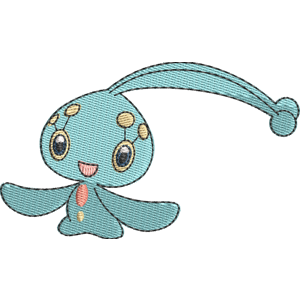 Manaphy Pokemon Free Coloring Page for Kids