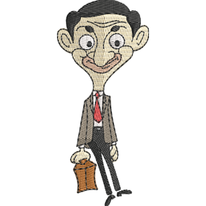 Mr. Bean Mr. Bean Free Machine Embroidery Design