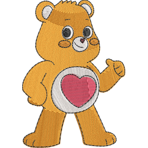 Tenderheart Bear Free Coloring Page for Kids