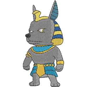 Anubis Stumble Guys Free Coloring Page for Kids