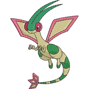 Flygon Pokemon Free Coloring Page for Kids