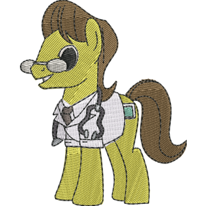 Doctor Horse My Little Pony Friendship Is Magic Free Coloring Page for Kids