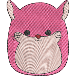 Charlice the Chinchilla Squishmallows Free Machine Embroidery Design