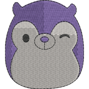 Babette the Hedgehog Squishmallows Free Machine Embroidery Design