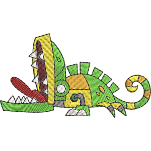 Crocs Mixels Free Machine Embroidery Design