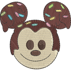 Ice Cream Mickey Disney Emoji Blitz Free Machine Embroidery Design