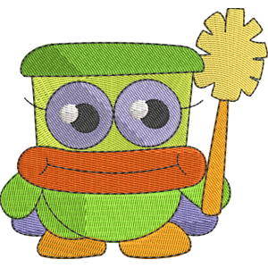 Sitting Ducky Moshi Monsters Free Coloring Page for Kids