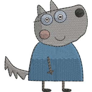 Granny Wolf Peppa Pig Free Machine Embroidery Design