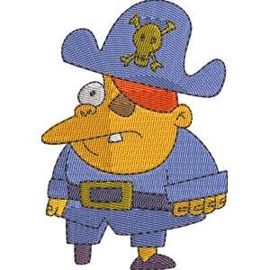 Captain Cook Simpsons Free Machine Embroidery Design