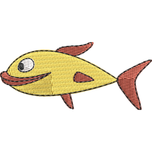 Fish Pocoyo Free Machine Embroidery Design