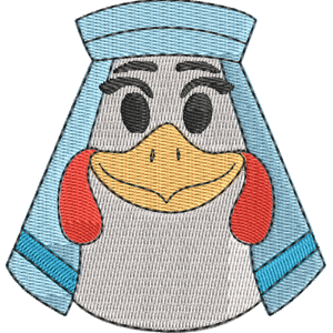 Lady Kluck Disney Emoji Blitz Free Machine Embroidery Design