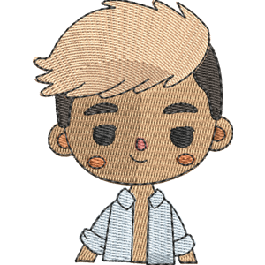 Aiden Toca Life World Free Machine Embroidery Design