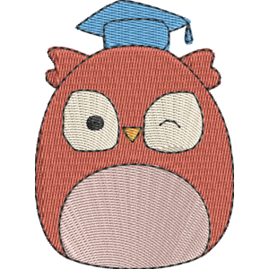 Arella the Owl Squishmallows Free Machine Embroidery Design