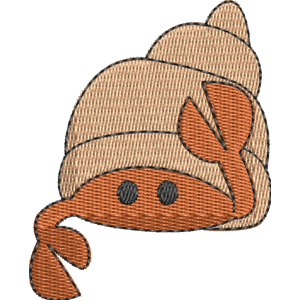 Hermit crab Pocoyo Free Machine Embroidery Design