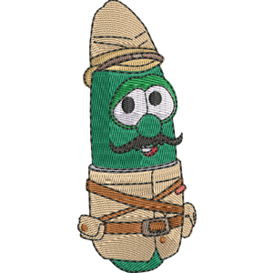 Captain Crewe VeggieTales in the City Free Coloring Page for Kids