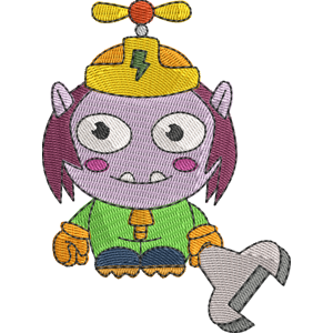 Dizzee Bolt Moshi Monsters Free Coloring Page for Kids
