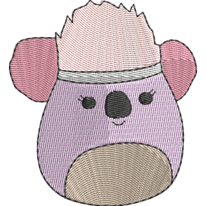 Carty the Koala Squishmallows Free Machine Embroidery Design