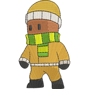 Winter Sweet Stumble Guys Free Machine Embroidery Design