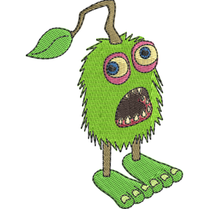 Furcorn My Singing Monsters Free Machine Embroidery Design