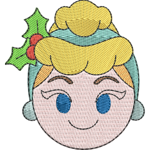 Holiday Cinderella Disney Emoji Blitz Free Machine Embroidery Design